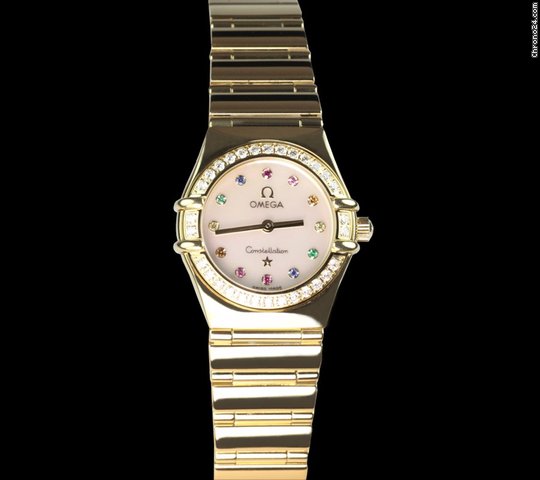 Omega Constellation 18K YG Iris Diamonds [ON HOLD] watches