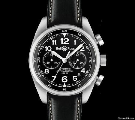 Bell & Ross Vintage 126 Chronograph SS watches