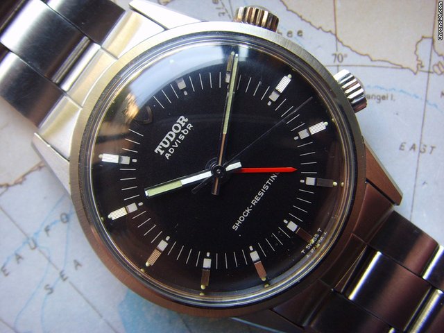 Tudor NEW OLD STOCK ADVISOR ALARM SHOCK RESISTANT watches