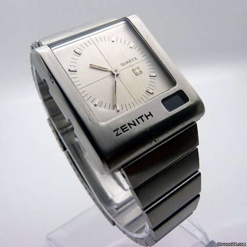 Zenith Futur Time Command 70s Retro RARE Silver Dial watches
