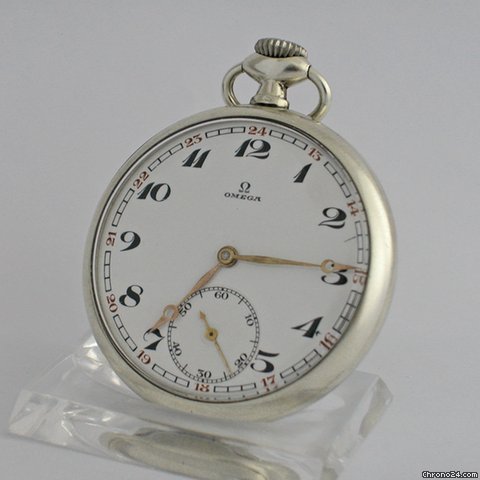 Omega silver vintage pocket watch watches
