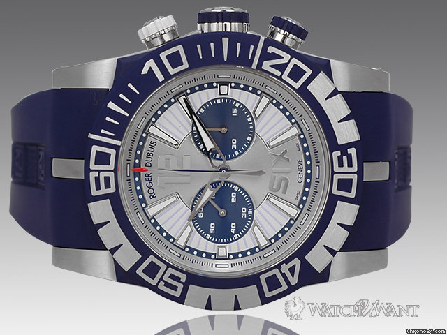 Roger Dubuis Easy Diver Automatic Sympathie Chronograph - Japan Blue Special Limited Edition 280 Pieces - Reference SED46-78-9D- 00/03A01/A - Boxes/Papers & As-New watches