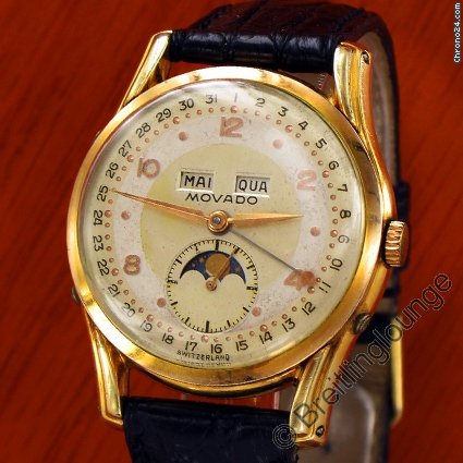 Movado Celestograph triple date Moonphase Calendar watches