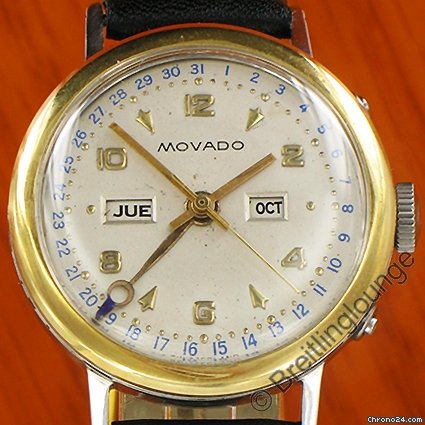 Movado Calendograph triple Calendar watches