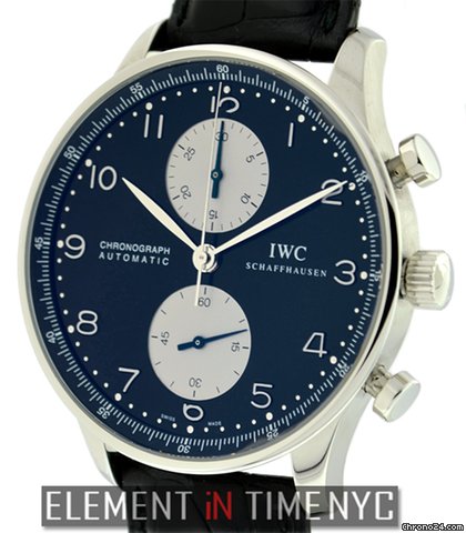 IWC Portuguese Chronograph Panda Dial IW3714-04 B+P watches
