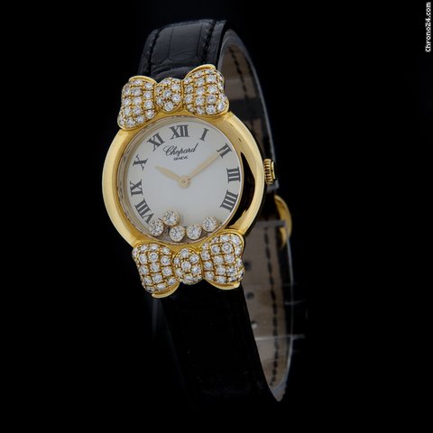 Chopard Yellow Gold Happy Diamonds 20/6557 watches
