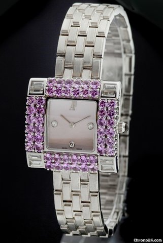Audemars Piguet White Gold Pink Sapphire and Diamond Watch 67449BC watches