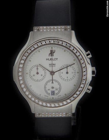 Hublot Steel Classic Chronograph Diamond Watch 1620.240.5.054 watches