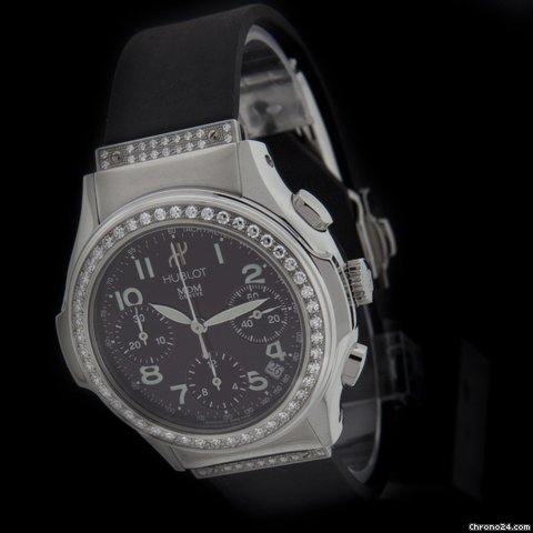 Hublot Steel Elegant Chronograph Diamond Watch 1810.744.1.054 watches