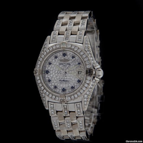 Breitling White Gold Diamond Callisto Boutique Watch J52345 watches