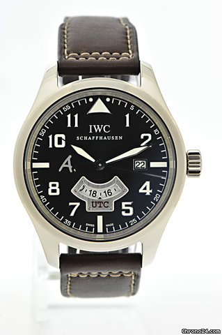 IWC Fliegeruhr UTC Edition Antoine De Saint Exupery 18 K Wei gold watches