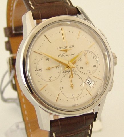 Longines Heritage Flagship Chronograph NEW watches