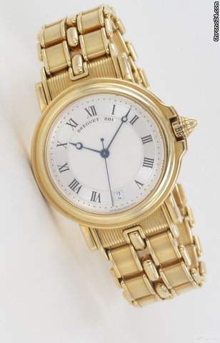Breguet Marine Automatik Date 18 k 750er Gold watches