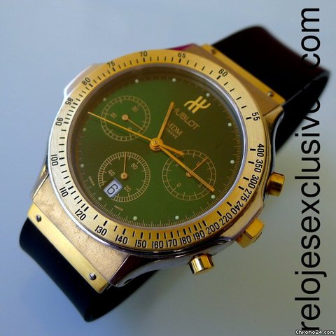 Hublot Classic Chronograph SS/Gold watches