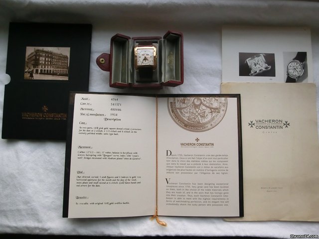 Vacheron Constantin 4764 18K pink gold watches