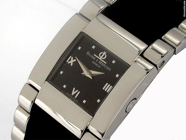 Baume & Mercier "Catwalk Lady" Edelstahl/Kautschukband watches