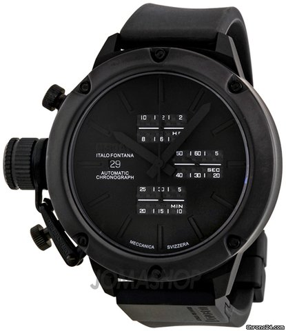 U-Boat Classico Ceramic Matt Bezel Black Dial Chronograph Mens Watch 6201 watches