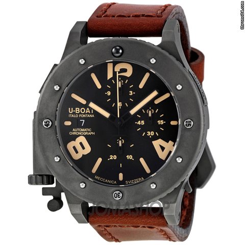 U-Boat U-42 Chronograph Automatic Black Dial Mens Watch 6472 watches