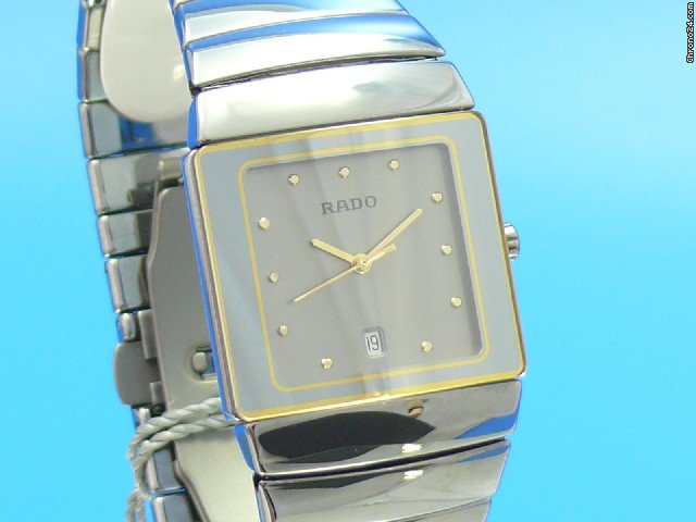 Rado Sintra Platinum Medium Quarz Keramik watches