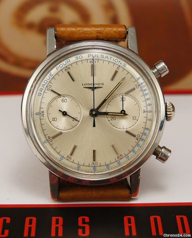 Longines 30CH Chrono flyback rare dial vintage watches