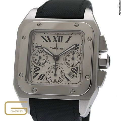 Cartier Santos 100XL Chronograph watches