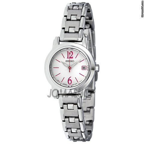 Seiko Silver Dial Purple Markers Ladies Watch SXDC69 watches