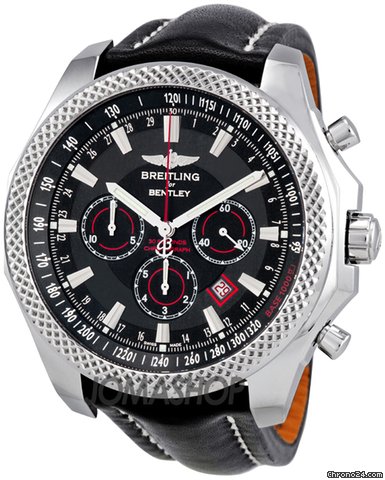 Breitling Bentley Barnato Black Dial Chronograph Mens Watch A2536824-BB11BKLD watches