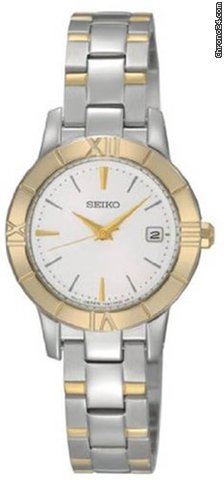 Seiko Silver Dial Two-tone Ladies Watch SXDE38 watches