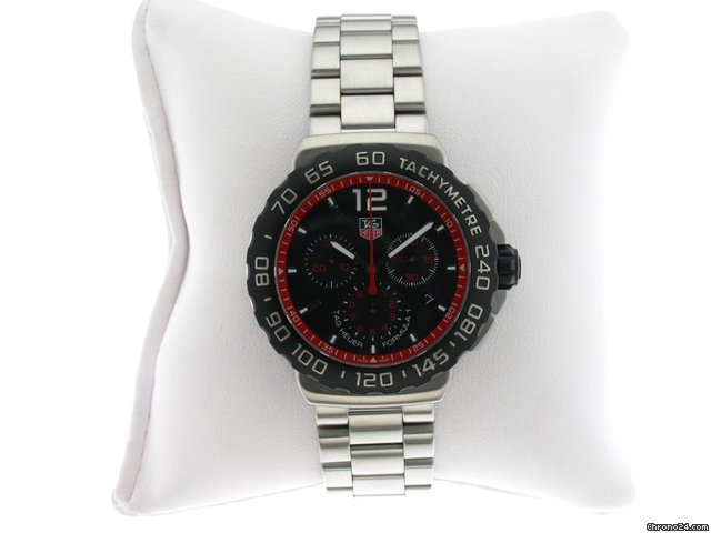 TAG Heuer FORMULA 1 CHRONO ACCIAIO QUARZO NERO/ROSSO watches