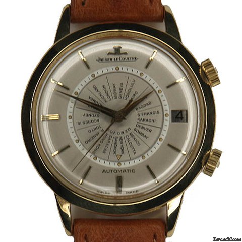 Jaeger-LeCoultre Memovox world time vintage watches