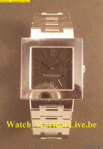Bulgari Quadrato steel case and band - Perfect watches