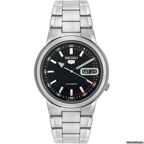 Seiko 5 Automatic Black Dial Mens Watch SNXE99 watches