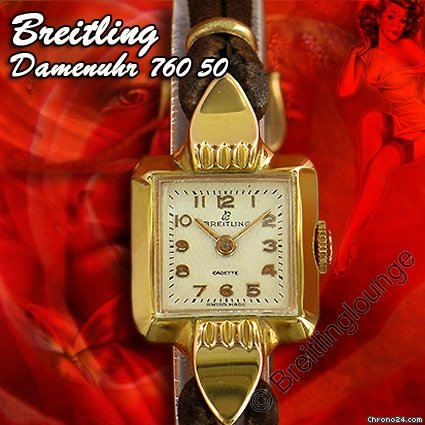 Breitling Cadette NOS elegante Damen- Armbanduhr watches