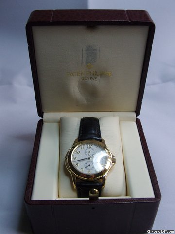 Patek Philippe Calatrava Travel Time 18 kr watches