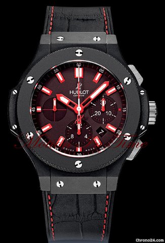 Hublot Big Bang "Red Magic" Vendome Boutique Edition All Black RARE watches