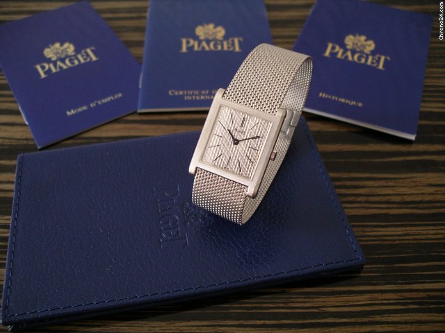 Piaget Weissgold mit Goldband, Handaufzug watches
