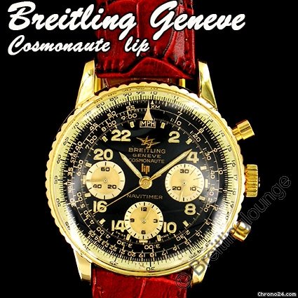 Breitling Cosmonaute 809 die weltweit einzige in 18 Kt Gold watches
