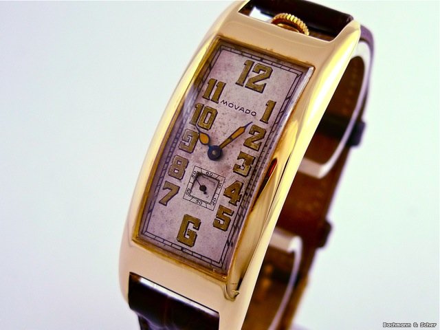 Movado Polyplan, 18k Yellow Gold watches