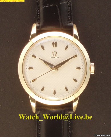 Omega Rare solid 18k gold dresswatch (Year: 1951) - Perfect watches