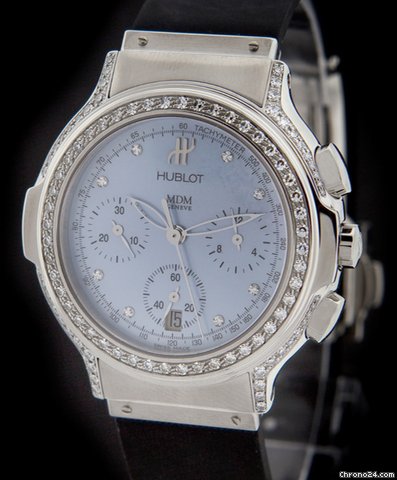 Hublot Steel Elegant Diamond Chronograph watches