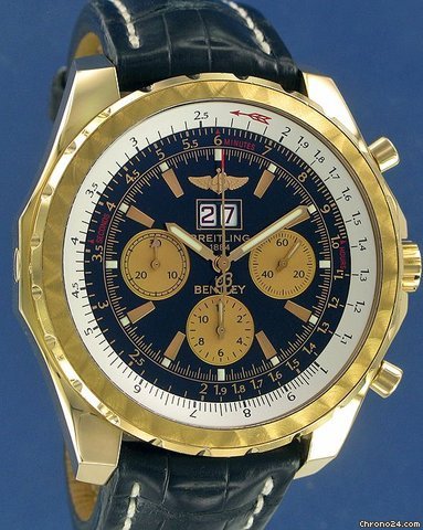 Breitling Bentley 6.75 Limited Edition Red / Pink Gold watches