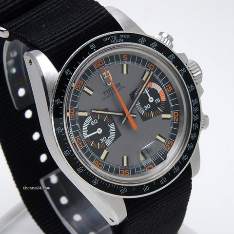 Tudor Chronographe Oysterdate"Monte Carlo", lunette bakelite noire watches