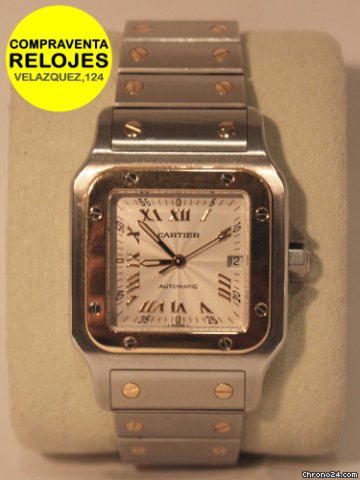 Cartier SANTOS acero y oro AUTOMATICO watches