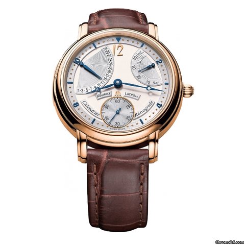 Maurice Lacroix Uhren Masterpiece Calendrier Retrograde, MP7068-PG101-190 watches