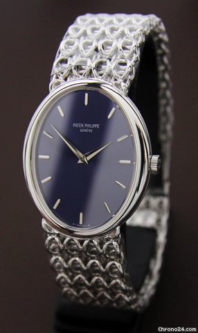 Patek Philippe Ellipse 18k White Gold Spectacular Nos Watch watches