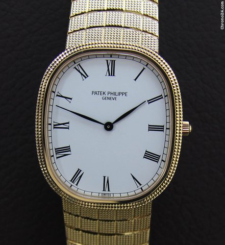 Patek Philippe Ellipse Jumbo 18k & White Dial watches