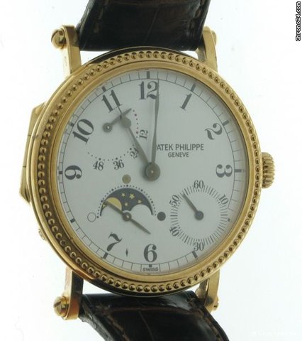 Patek Philippe POWER RESERVE MOONPHASE PINK GOLD Ref 5015 R watches