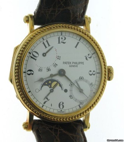 Patek Philippe POWER RESERVE MOONPHASE YELLOW GOLD Ref 5015 J watches