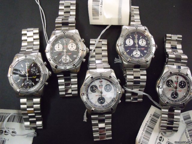 TAG Heuer Set 5 montres Legendary Grand Prix-edition limitee watches