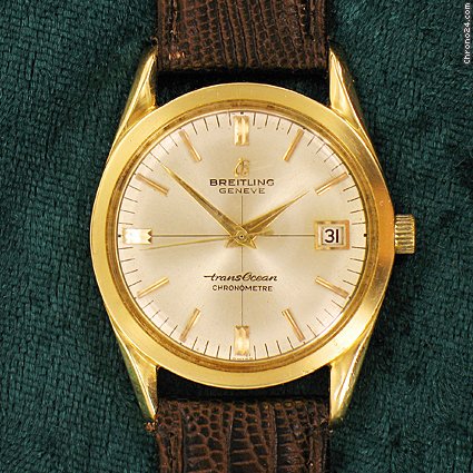 Breitling TransOcean in 18 Kt das Original - nicht die billige Replika watches